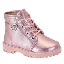 Bota Infantil Molekinha Cano Curto Berlim Coração 2126.526