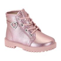 Bota Infantil Molekinha Coturno Rosa