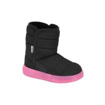 Bota Infantil Molekinha Puff Preta