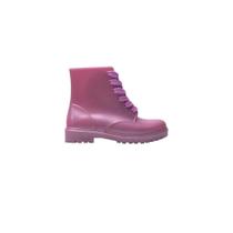 Bota Infantil Molekinha Rosa Perolado Glitter