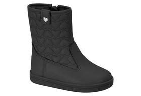 Bota infantil - napa berlim/napa pele strech - preto 01 Bota infantil - napa berlim/napa pele strech - preto 01