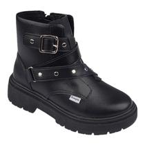 Bota infantil pampili coturno duda preto 681013