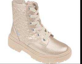 Bota Infantil Pampili Duda Nude Coturno Tratorada 681.010