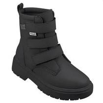 Bota Infantil Pampili Duda Tiras Autocolantes Bota Infantil Pampili Duda Tiras Autocolantes