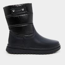 Bota Infantil Pampili Flora Linho Menina