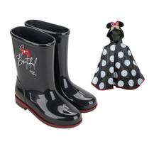 Bota Infantil Personalidade Minnie Rain Fun Galocha REF: 23083 Bota Infantil Personalidade Minnie Rain Fun Galocha REF: 23083