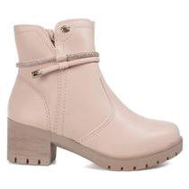 Bota Infantil Pink Cats Dakota V2531 Cano Curto Tratorada