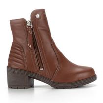 Bota Infantil Pink Cats de Cano Curto Marrom Castanho V3372 Bota Infantil Pink Cats de Cano Curto Marrom Castanho V3372