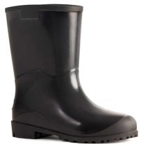 Bota Infantil PVC Casual Cano Médio Innpro Kids - Preto Bota Infantil PVC Casual Cano Médio Innpro Kids - Preto
