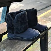 Bota Infantil Ugg Preta Com Ziper-BlackBoar