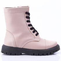 Bota infantil world colors tratorado music 710.002 coturno feminino cano medio