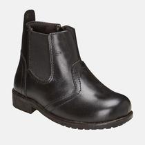 Bota Infantil Zíper Couro Legitimo Cano Baixo Confortável Bota Infantil Zíper Couro Legitimo Cano Baixo Confortável