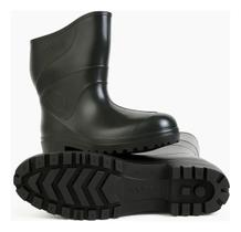 Bota Innpro Preta Cano Médio Impermeável de Borracha para Trabalho Profissional