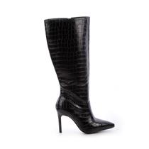 Bota Isis Croco Preto Bota Isis Croco Preto