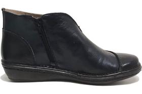 Bota J.gean Feminina Couro Cano Curto/básica Casual Charme