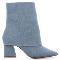 Bota Jeans Feminina manta azul Bota Jeans Feminina manta azul