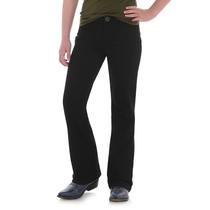 Bota jeans Wrangler Girls Big Western cortada em preto tamanho 12