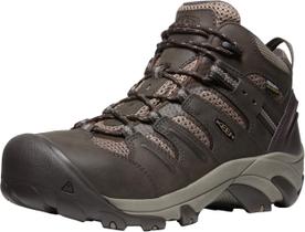 Bota KEEN Utility Lansing Média Altura Biqueira de Aço Impermeável