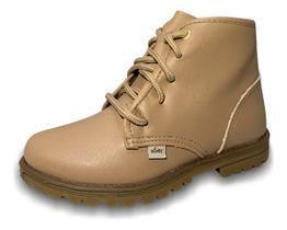 Bota Kidy Feminina Infantil Cano Curto Conforto Preto