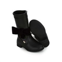Bota Kidy Menina Preto Ref:036.0037 Bota Kidy Menina Preto Ref:036.0037