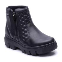 Bota Kolosh de Cano Curto Preto C3370