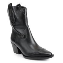 Bota Lia Line Western Preta Bota Lia Line Western Preta