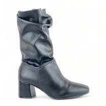 Bota Longa Salto Bloco Strech Feminina Beira Rio
