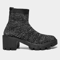 Bota Look Fashion Cano Médio Feminina Bota Look Fashion Cano Médio Feminina