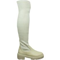 Bota Luana Napa Angelical Off White Feminina