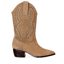 Bota Luiza Barcelos Camurça Bege Bota Luiza Barcelos Camurça Bege