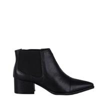 Bota Luiza Barcelos Couro Marrom Salto Bloco Bota Luiza Barcelos Couro Marrom Salto Bloco