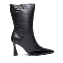Bota Luiza Barcelos Couro Preto