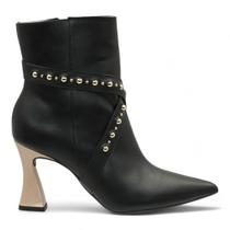 Bota Mariotta Salto Alto Flare Feminina 1969002-01 Bota Mariotta Salto Alto Flare Feminina 1969002-01