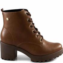Bota marrom coturno