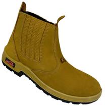 Bota Masculina Adulta Couro Nobuck Levfort Ref 0610 Castor