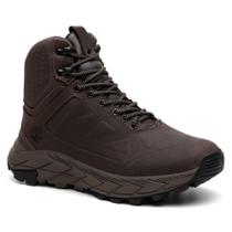 Bota Masculina Adventure Boots Couro Legítimo Visual Moderno Tamanho:40Cor:Marrom