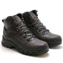 Bota Masculina Adventure Cano Médio Resistente Trilha