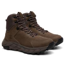 Bota Masculina Adventure Couro Cano Alto Cadarço Venetto