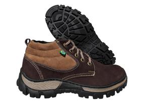 Bota Masculina Adventure Couro Coturno Casual