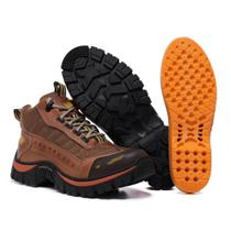 Bota Masculina Adventure Palmilhas Gel Sola Macia e Tratorada Coturno Trabalho NL209