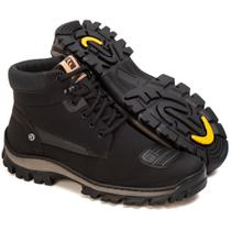 Bota Masculina Adventure Solado Costurado Ferraroni Preto