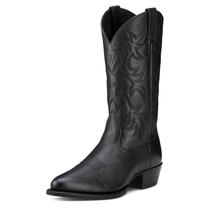 Bota masculina ARIAT Heritage R Toe Western em couro integral Bota masculina ARIAT Heritage R Toe Western em couro integral