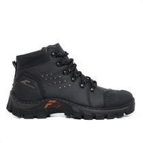 Bota Masculina Bico Pvc Coturno Trabalho Botina Motoqueiro Bota Masculina Bico Pvc Coturno Trabalho Botina Motoqueiro