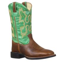 Bota Masculina Bico Quadrado Verde Classic 36521