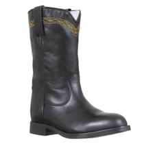 Bota Masculina Bico Redondo Cow Way Preto 35582