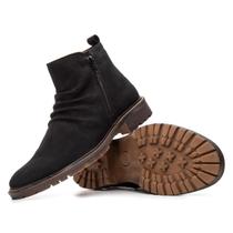Bota Masculina Bigioni Vaqueiro em Couro Legítimo premium Tamanho:37Genero:MasculinoCor:Preto