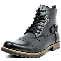 Bota Masculina Bruno Marc PHILLY-5 Motociclista de Combate Preta Tamanho 14 EUA Bota Masculina Bruno Marc PHILLY-5 Motociclista de Combate Preta Tamanho 14 EUA