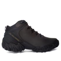 Bota Masculina Bull Terrier Dakar Couro Estável Marrom