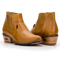 Bota Masculina Cano Curto Country Bico Fino Capelli Boots Castor 41