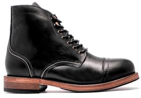 Bota Masculina Cano Médio Couro Preto Strong Bull Bota Masculina Cano Médio Couro Preto Strong Bull